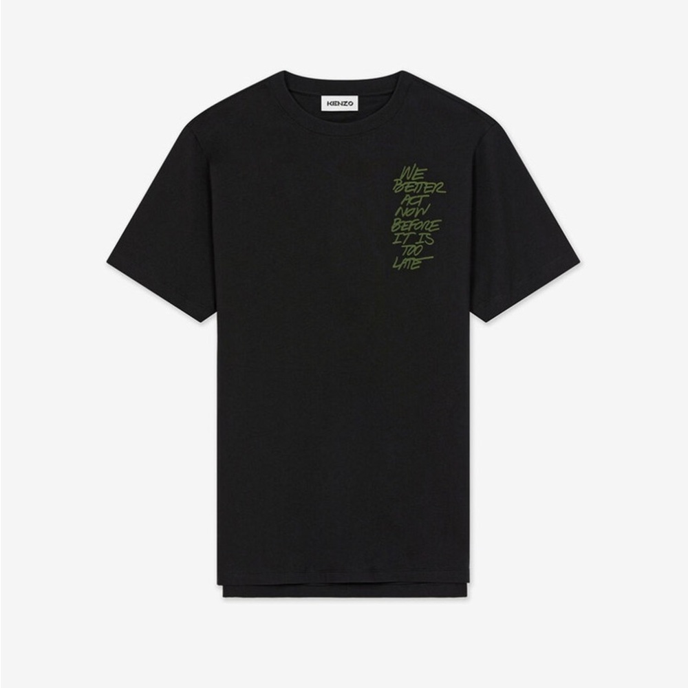 🔥KENZO🔥100% Authentic KENZO “We better act now' T-shirt/Size Large 🔥